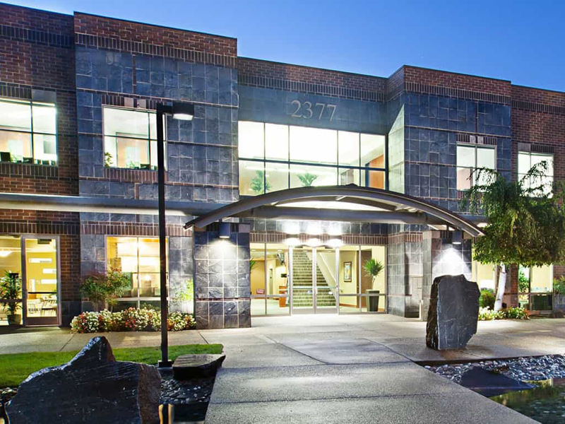 The exterior of the Gold River Business Central office space.